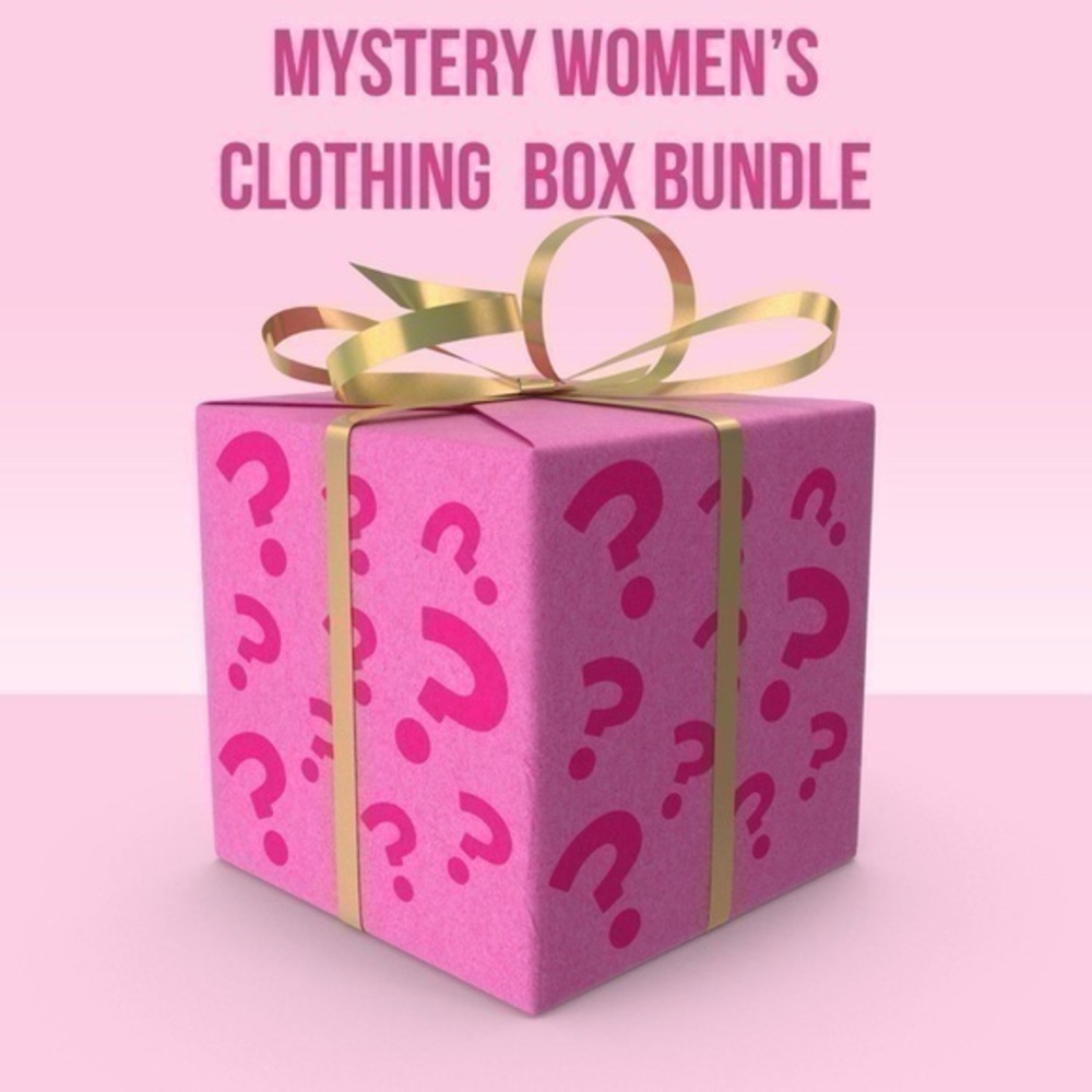 Get a Mystery Women’s Medium Flat Rate Box Filled with Assorted Women’s Clothes